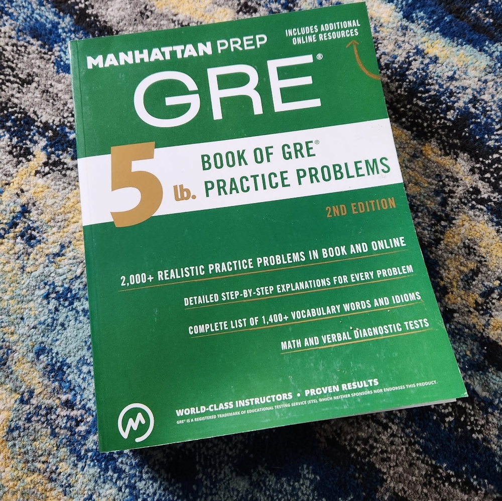 GRE 5lb Practice Questions Prep Book